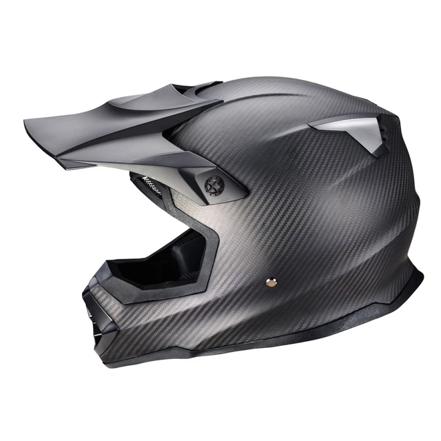 Motocross Helmet W-TEC Crosscomp - Carbon Glossy
