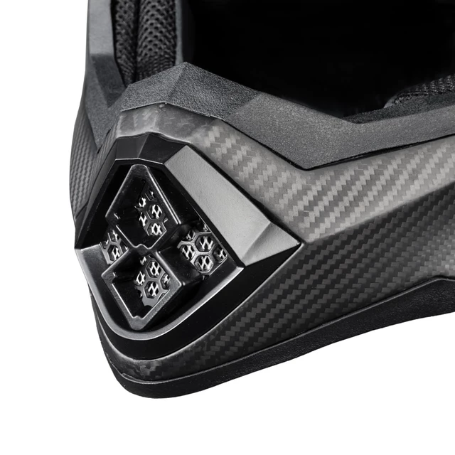 Motocross Helmet W-TEC Crosscomp - Carbon Glossy