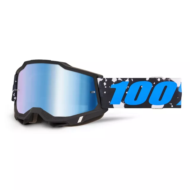 Motocross Goggles 100% Accuri 2 Mirror - Callisto černá, zrcadlové plexi - Callisto černá, zrcadlové plexi