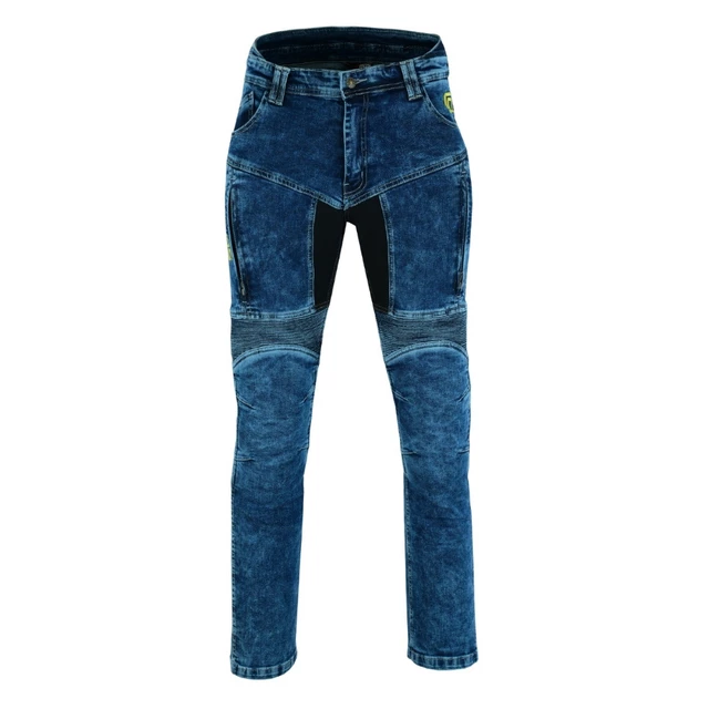 Motorcycle Jeans BOS Prado - Gray - Acid Blue