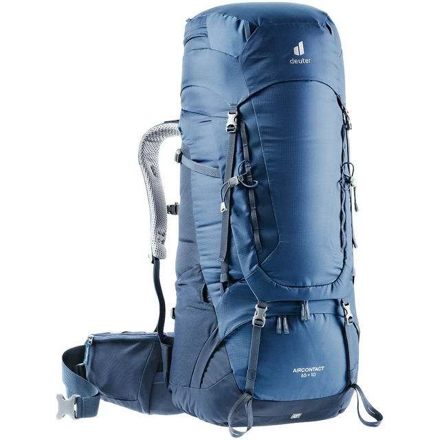 Hiking Backpack Deuter Aircontact 65 + 10 - Midnight-Navy