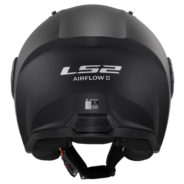 Motorcycle Helmet LS2 OF616 Airflow II Solid Matte Black