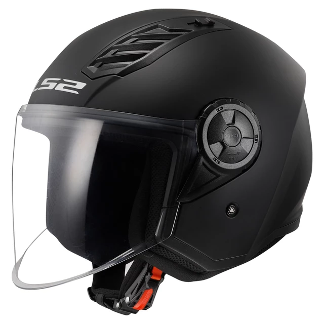 Motorcycle Helmet LS2 OF616 Airflow II Solid Matte Black