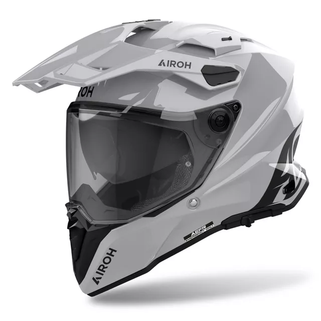 Motorcycle Helmet Airoh Commander 2 Color Glossy Gray