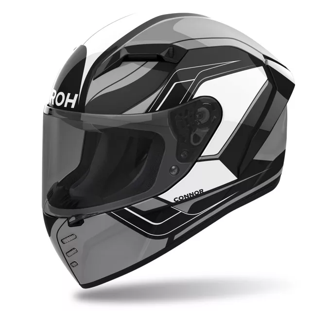 Motorcycle Helmet AIROH Connor Dunk Glossy Black