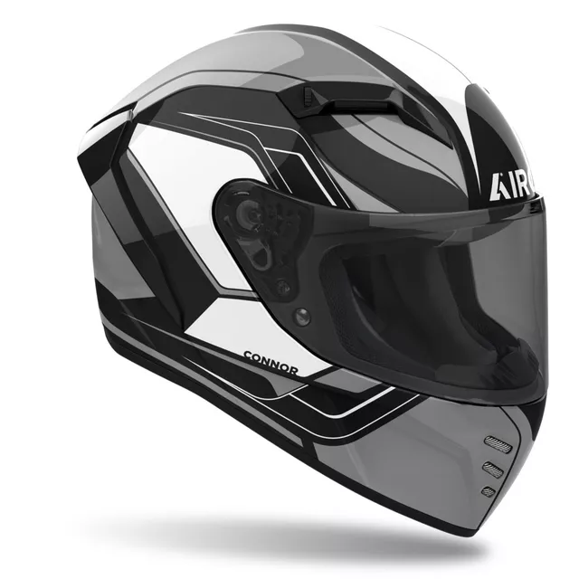 Motorcycle Helmet AIROH Connor Dunk Glossy Black