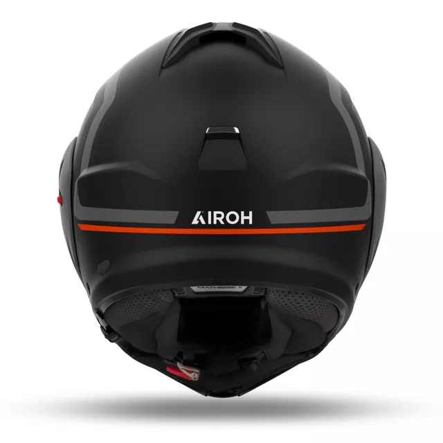 Flip-Up Motorcycle Helmet AIROH MATHISSE 2 Genius P/J Matte Orange