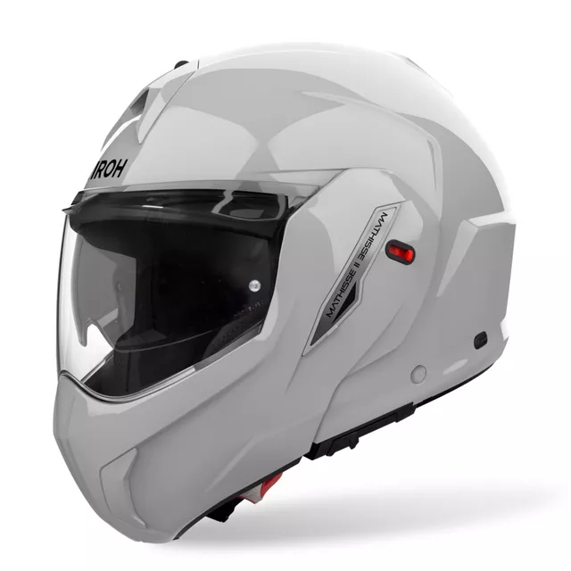 Flip-Up Motorcycle Helmet AIROH MATHISSE 2 Color P/J Matte Cement Gray