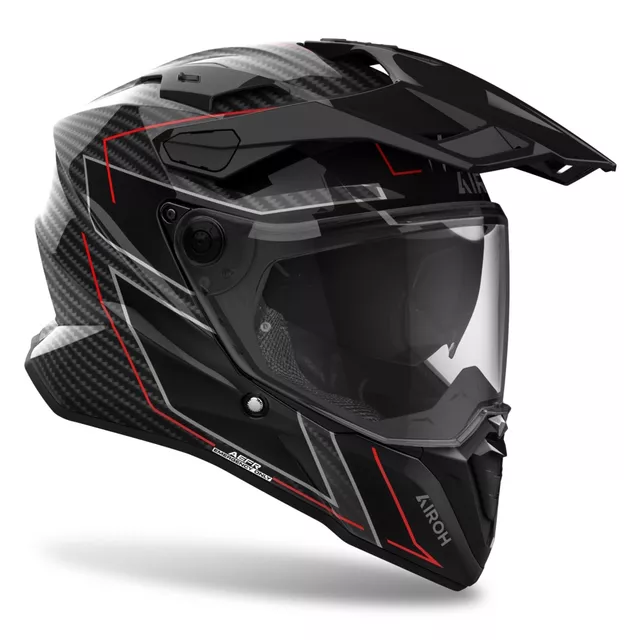 Motorcycle Helmet Airoh Commander 2 Carbon Stylish Glossy