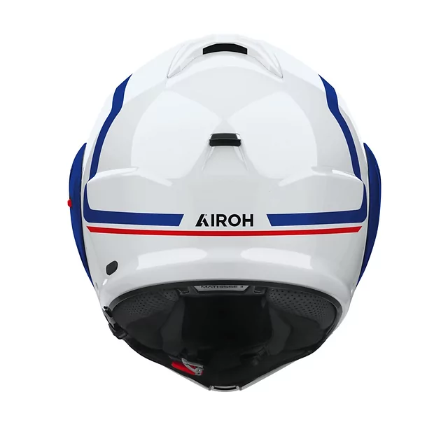 Flip-Up Motorcycle Helmet AIROH MATHISSE 2 Genius P/J Glossy Blue-Red