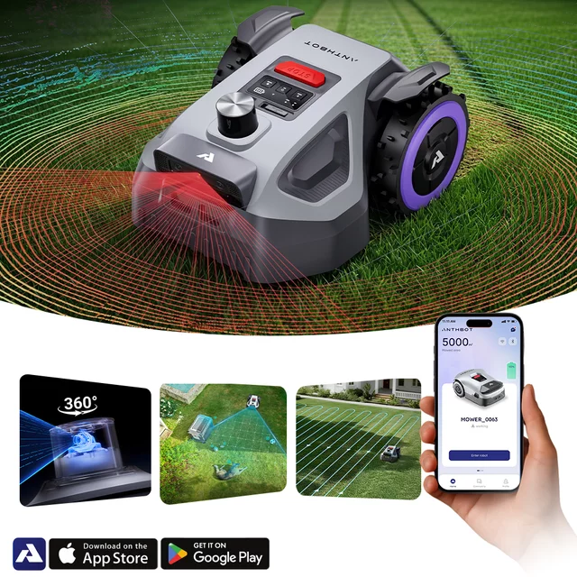 Robotic Lawn Mower Anthbot M5 LiDAR (500 m²)