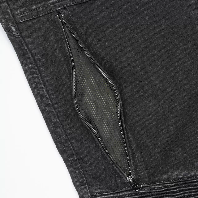 Men's Motorcycle Jeans Ayrton 505 Black - Black