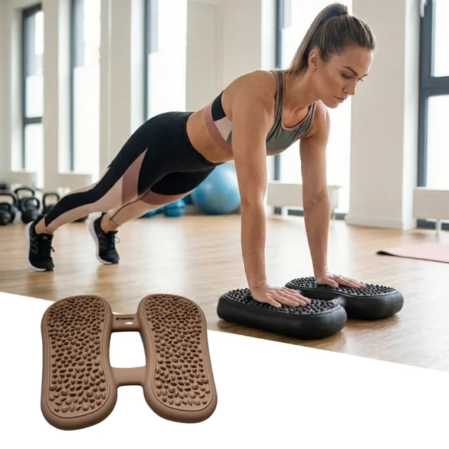 Balance & Massage Pad inSPORTline Balaxor - mocha mousse - mocha mousse