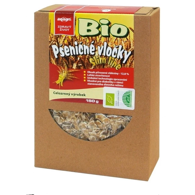 Organic whole wheat flakes Slim Line