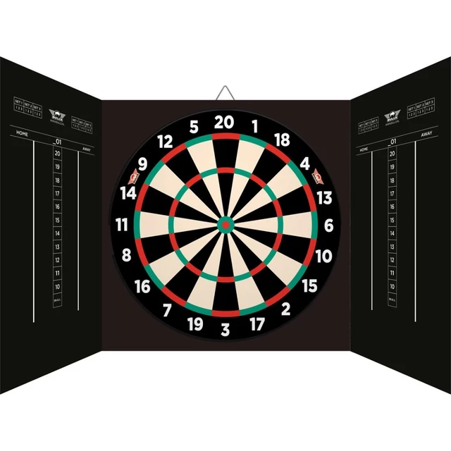 Magnetic Paper Dartboard Cabinet Set Bull’s