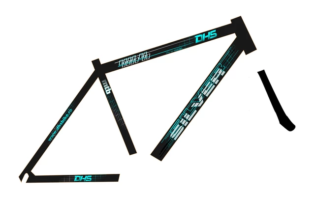 MTB bike DHS Silver 2663 - model 2011 - Black-Green