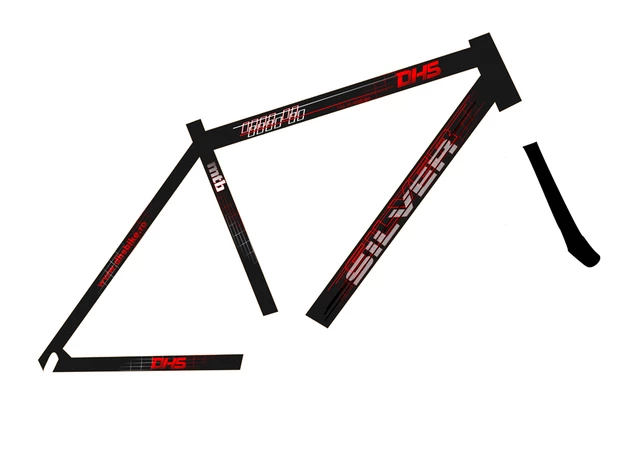 MTB bike DHS Silver 2663 - model 2011 - Black-Red