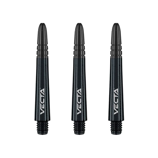 Dart Shafts Winmau Vecta Intermediate - White - Black