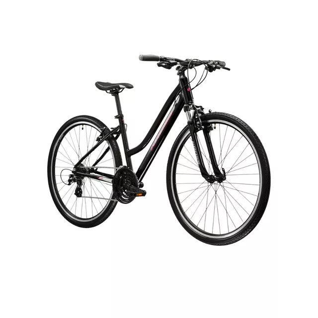 Women’s Cross Bike Kross Evado 2.0 28” Gen 007 - černá / růžová / lesk