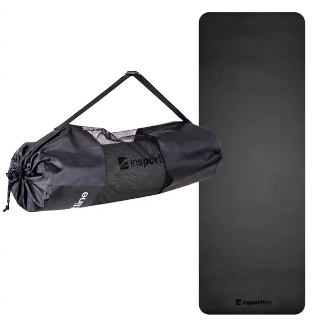 Exercise Mat inSPORTline EVA 173 x 60 cm - Reflective Green - Black