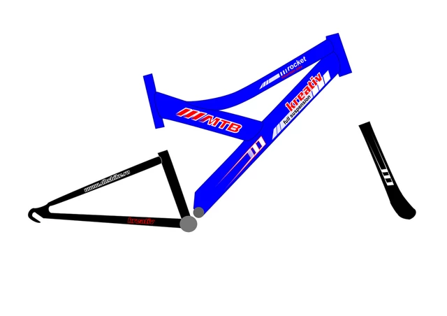 Kids bike DHS Kreativ 2041 - model 2011