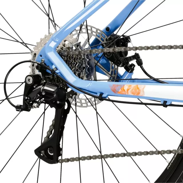 Women’s Cross Bike Kross Evado 3.0 28” Gen 007 - modrá / bílá / lesk