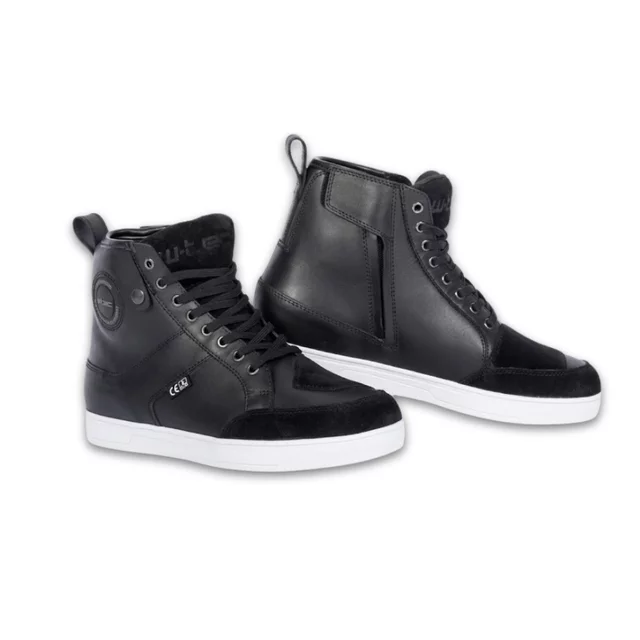 CE Motorcycle Shoes W-TEC Boulevard - Black - Black