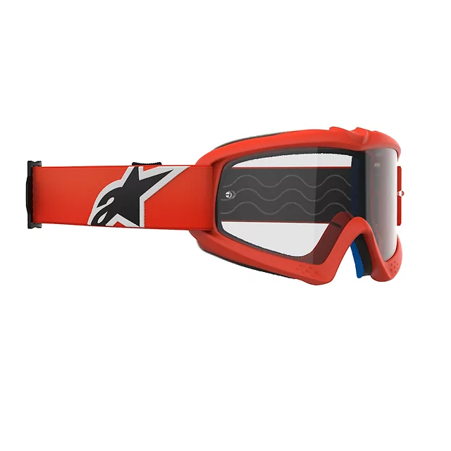 Children’s Motocross Goggles Alpinestars Vision Youth - Corp oranžová, čiré plexi