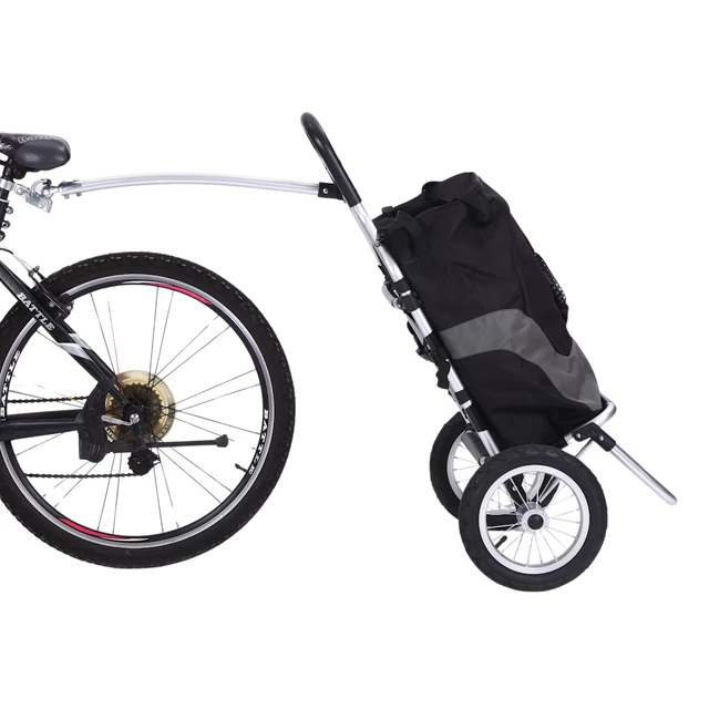 Bicycle Trailer Duramaxx Carry Grey
