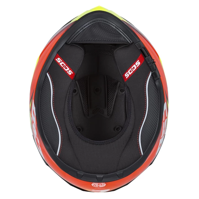 Motorcycle Helmet Cassida Integral GT 2.1 Flash Fluo Yellow/Fluo Red/Black/White