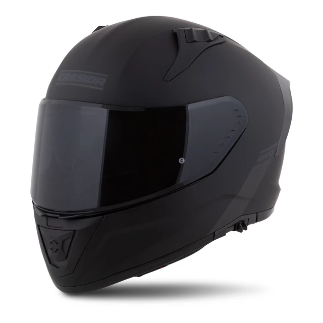 Motorcycle Helmet Cassida Aero Solid Matte Black/Gray