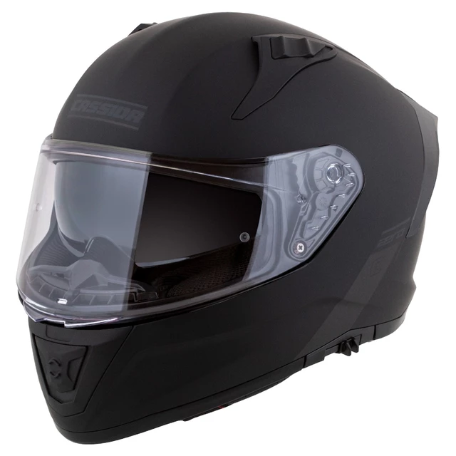 Motorcycle Helmet Cassida Aero Solid Matte Black/Gray