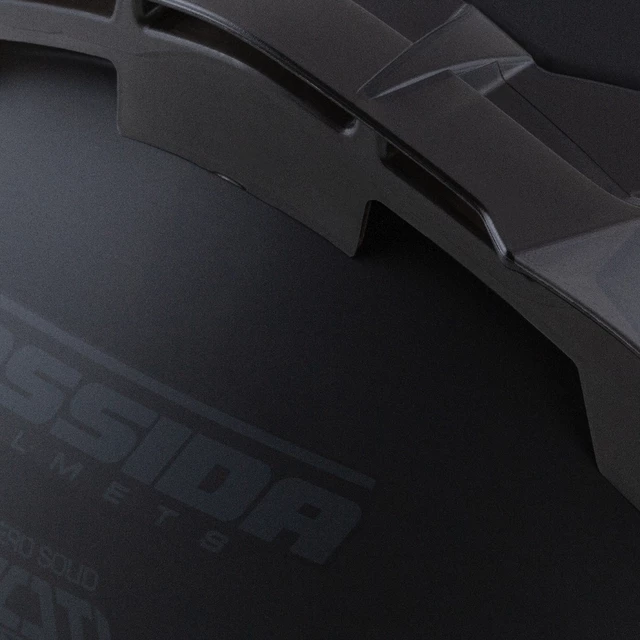 Motorcycle Helmet Cassida Aero Solid Matte Black/Gray