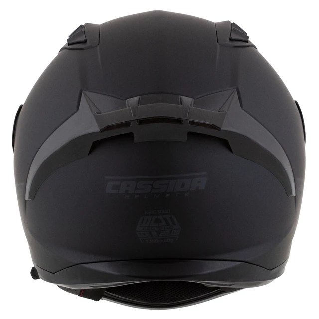 Motorcycle Helmet Cassida Aero Solid Matte Black/Gray