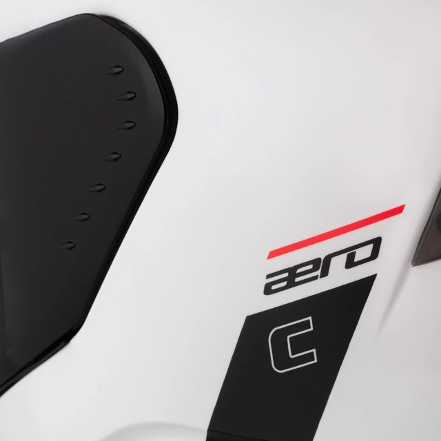 Motorcycle Helmet Cassida Aero Solid White/Black