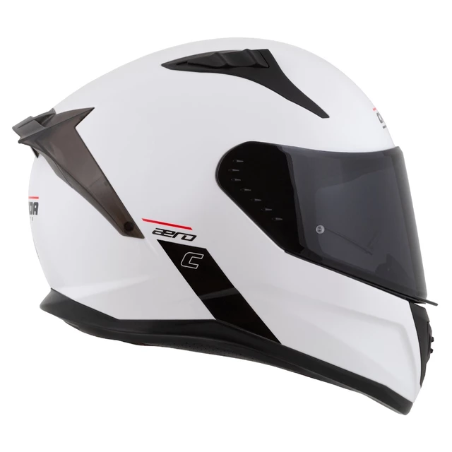 Motorcycle Helmet Cassida Aero Solid White/Black