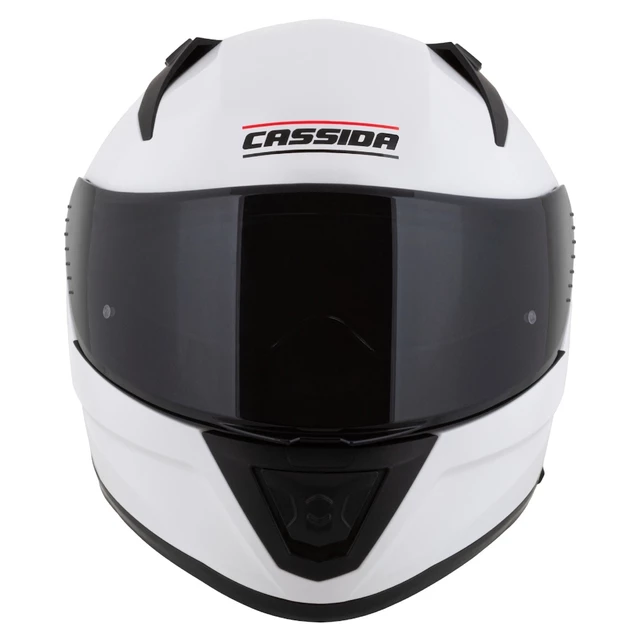 Motorcycle Helmet Cassida Aero Solid White/Black