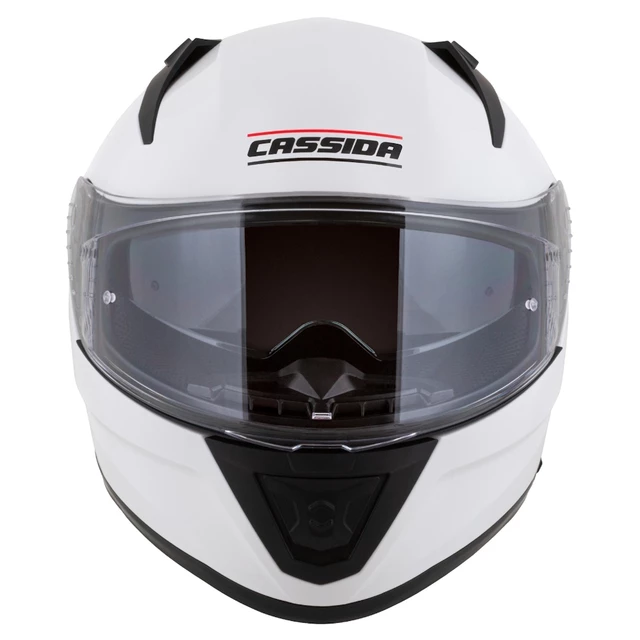 Motorcycle Helmet Cassida Aero Solid White/Black