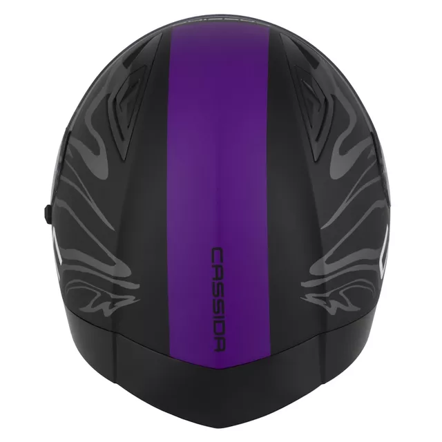 Motorcycle Helmet Cassida Orbit Multivers Matte Black/Purple/Gray/White