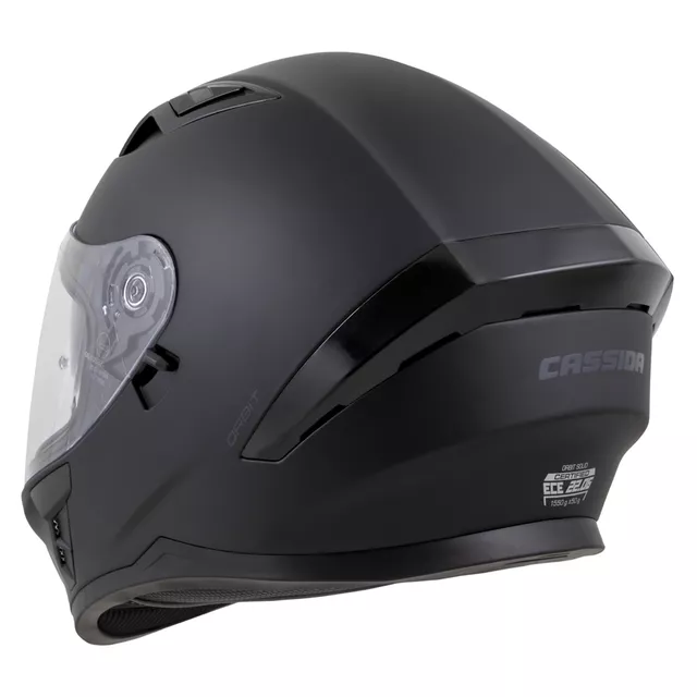 Motorcycle Helmet Cassida Orbit Solid Matte Black/Black
