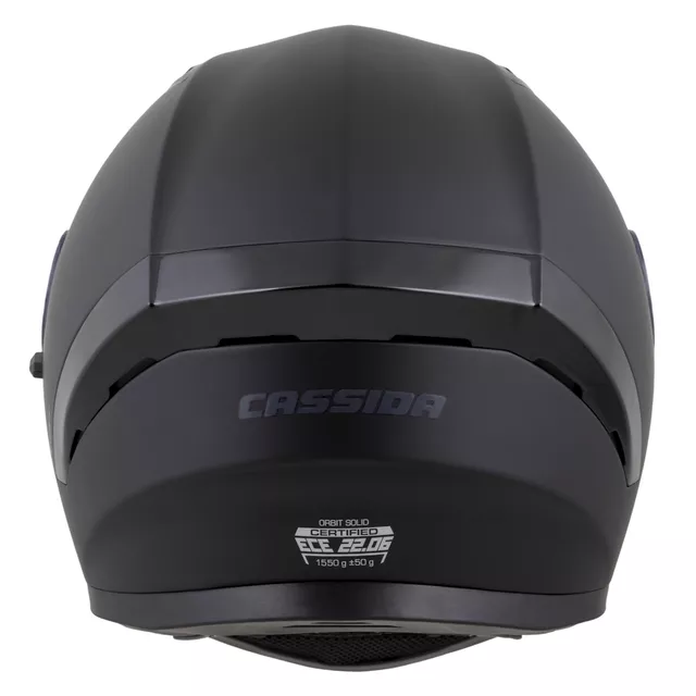 Motorcycle Helmet Cassida Orbit Solid Matte Black/Black