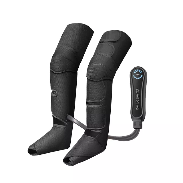 Air Compression Leg Massager inSPORTline Beinhowair II - Grey - Black