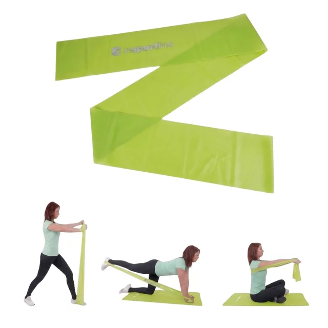 Resistance Band inSPORTline Clingy 170 cm / 1 kg – Lime