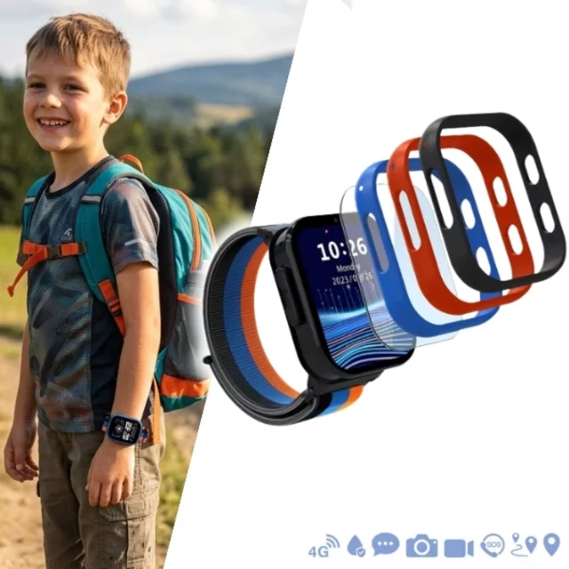 Children’s Smart Watch inSPORTline Cubbio - Black