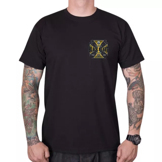 T-Shirt BLACK HEART Ruthless - Black
