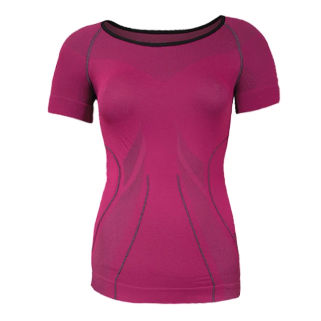 Lady's T-shirt Brubeck FIT short sleewe - Raspberry