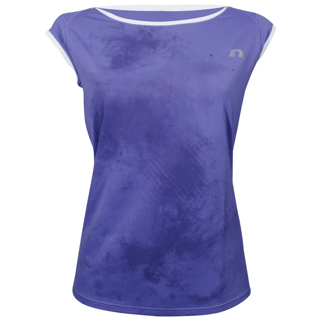 Women's sport shirt Newline Imotion Print Tee - Purple