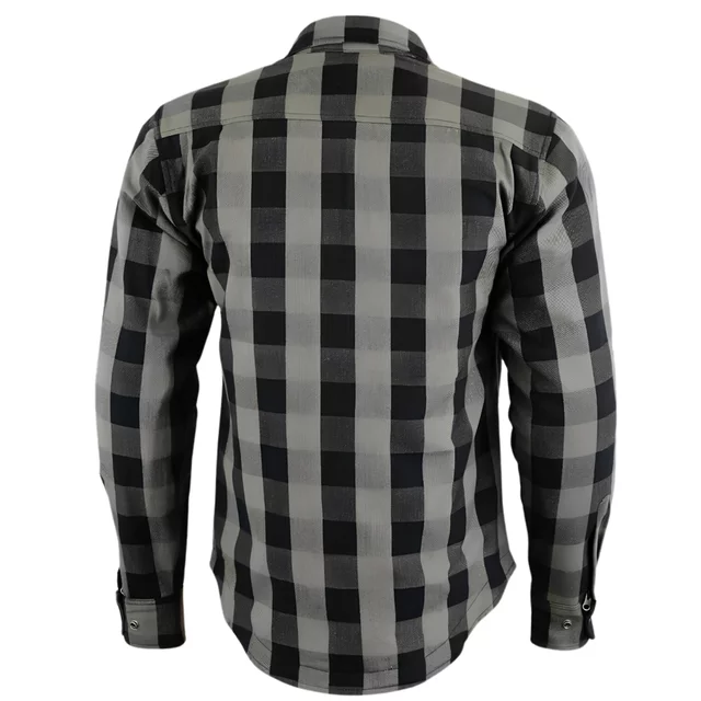Motorcycle Shirt BOS Lumberjack - Orange