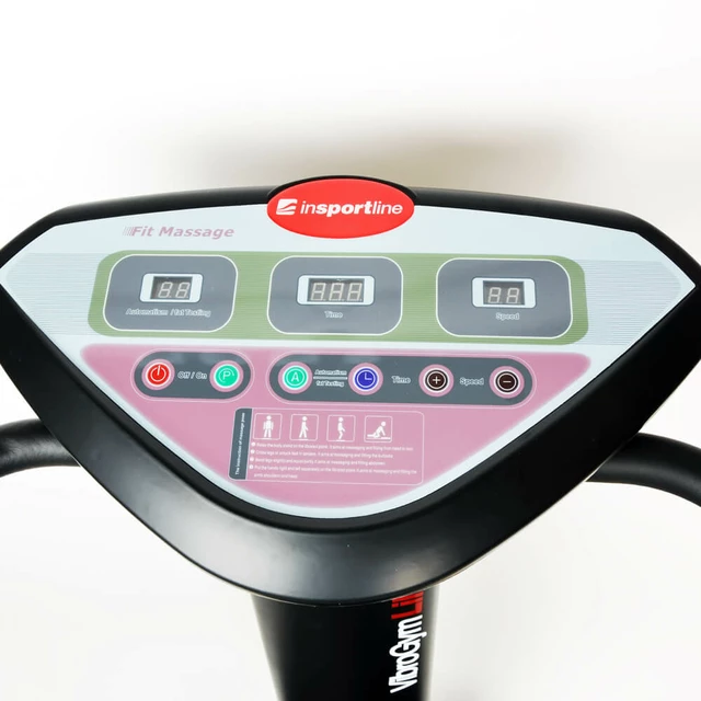 VibroGym inSPORTline Lilly Vibration Machine - Silver