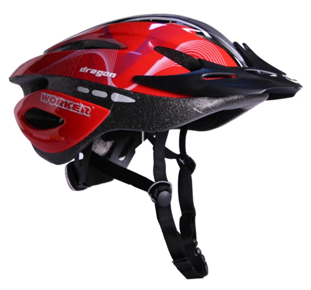 WORKER Dragon Cycle Helmet - Red